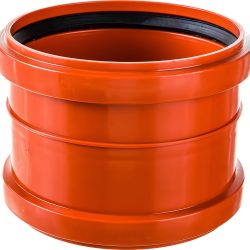 Муфта двухраструбная ПП 160 "ПОЛИТЭК"(наруж)