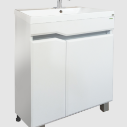 05 Тумба напольная Мальта 60 под умывальник Paola Аlba 600/Классика 600 (белый матовый)