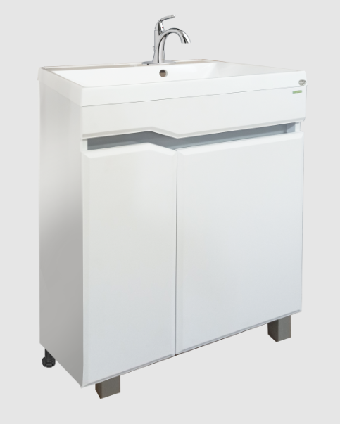 05 Тумба напольная Мальта 60 под умывальник Paola Аlba 600/Классика 600 (белый матовый)