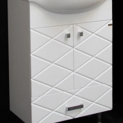 10 Тумба Чикаго 56/1 №01 под ум. Идеал 56/ Реал 56 (Белый)