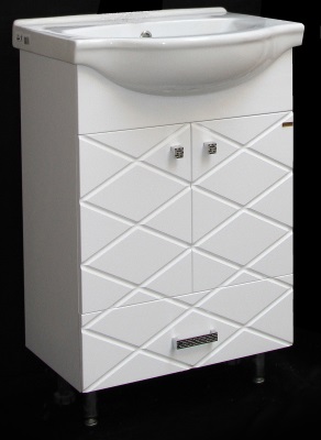 10 Тумба Чикаго 56/1 №01 под ум. Идеал 56/ Реал 56 (Белый)