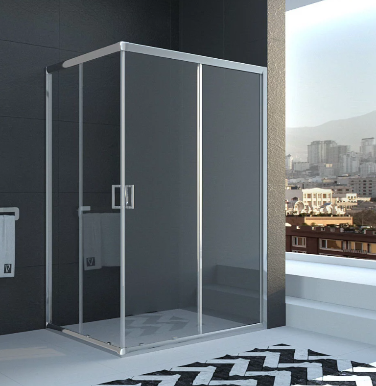Душевой угол RV-10 RV10-10080-01-C5 Стекло прозрачное/6мм