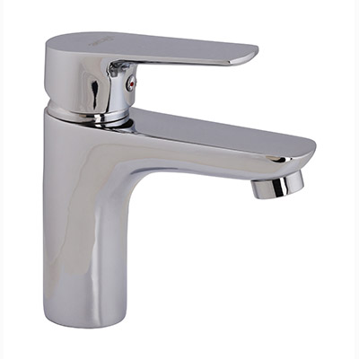 15 Смеситель для умывальника с гайкой С3015 (УДЛ)