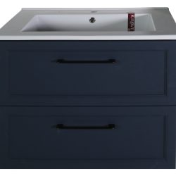 3 Подстолье Белмонти 75 "Софт синий" подвесное под умывальник Оскар 750