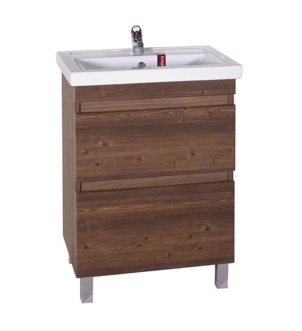 1 Подстолье Коста 60 "Светлый орех" под умыв. Фостер 600