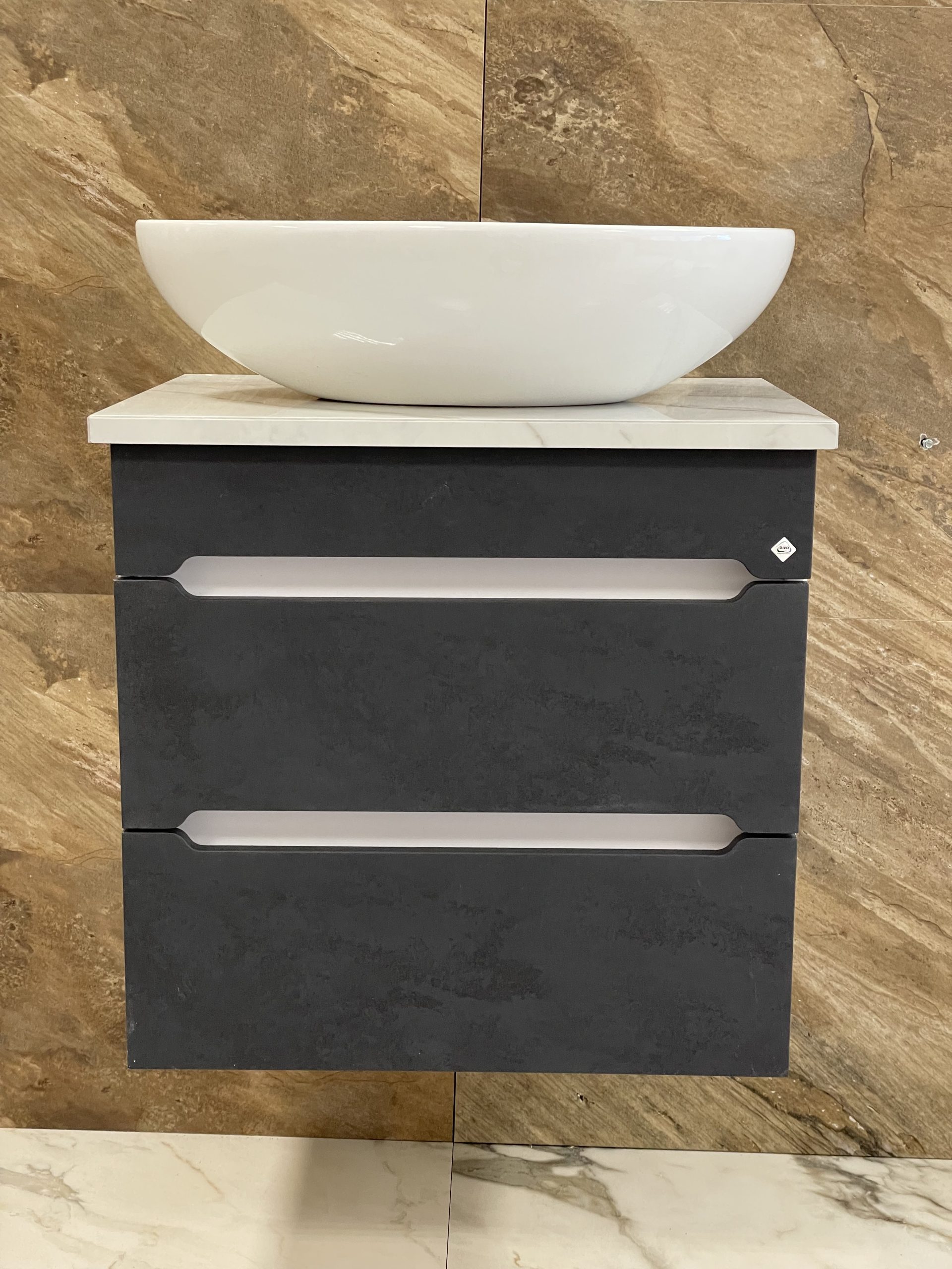 Раковина на столешницу MODUO 55 LEAF 0 отв.