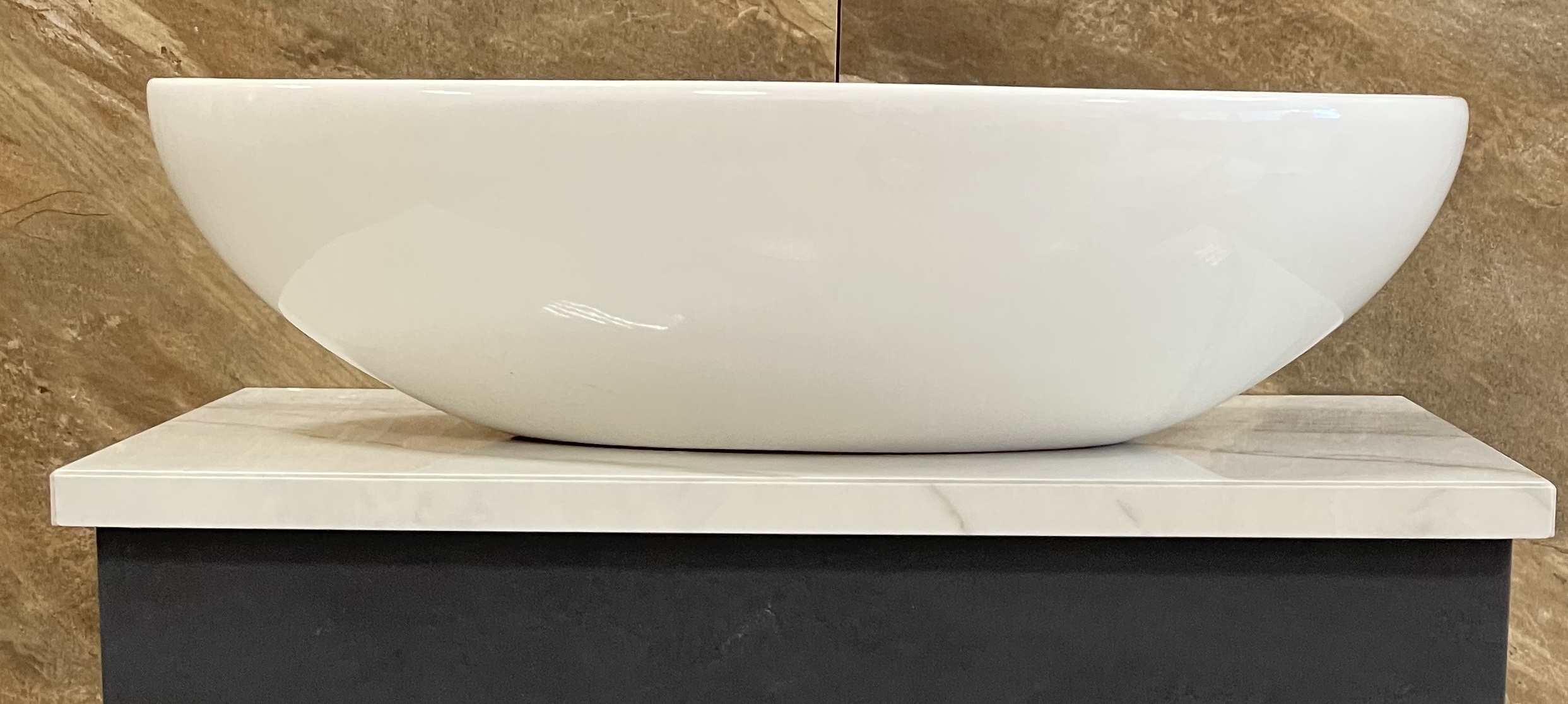 Раковина на столешницу MODUO 55 LEAF 0 отв.