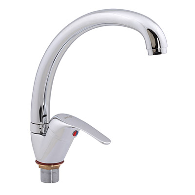 29 Смеситель для кухни c гайкой (утка) С3329