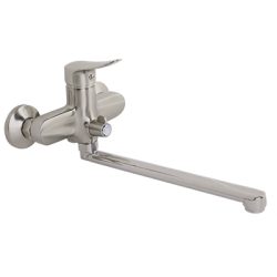 44 Смеситель для ванны с длин. изливом "САТИН"  СВ8244-1