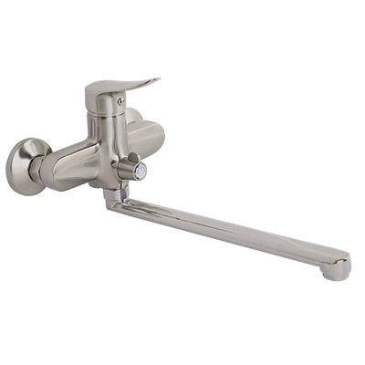 44 Смеситель для ванны с длин. изливом "САТИН"  СВ8244-1