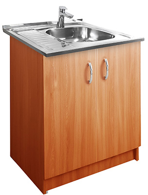 Тумба под мойку 60х60 (445) "Ольха"