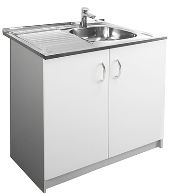 Тумба под мойку 80х60 (445) "Белый"