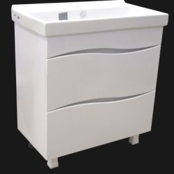 13 Тумба Смайл 80/2 под ум. Fest 80/Como 80/Фостер 80 (Белый)