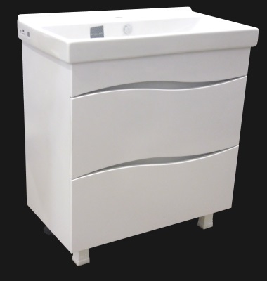 13 Тумба Смайл 80/2 под ум. Fest 80/Como 80/Фостер 80 (Белый)