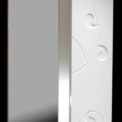 03 Зеркало шкаф Галисия 500/с (Белый)