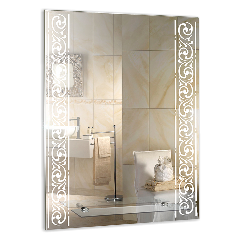 Зеркало MIXLINE "Барокко" 535*685 с полкой