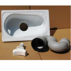 Чаша ГЕНУЯ стальн. без арм. Центральный слив