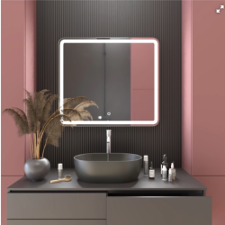 Зеркало MIXLINE "Альдо" 800*700 (ШВ) сенсорный выключатель, светодиодная подсветка