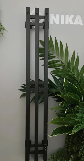 Полотенцесушитель Robe-3 (У) КВАДРАТ 120/15 ЭЛЕКТРИЧЕСКИЙ (RAL 9005 мат)