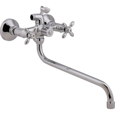 27 Смеситель для ванны с длин. изливом СВ7327