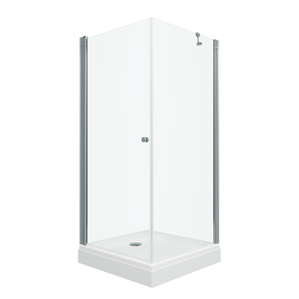 Душевое ограждение "Форта-Хром" 900*900*2020 квадратное