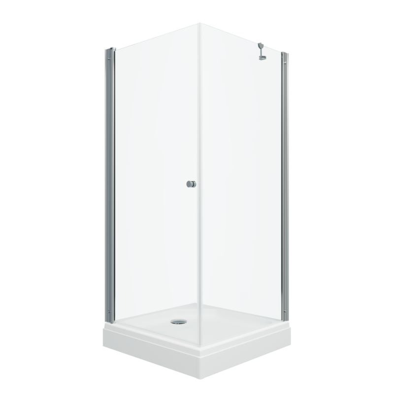 Душевое ограждение "Форта-Хром" 900*900*2020 квадратное