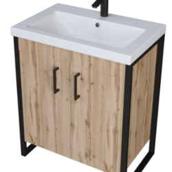 2 Тумба Grunge Loft 70Н 2д Дуб Вотан под Умывальник СОМО 70