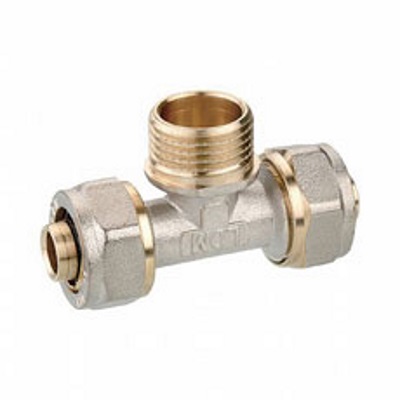 Тройник с наружней резьбой 26ц-1/2Н-26ц