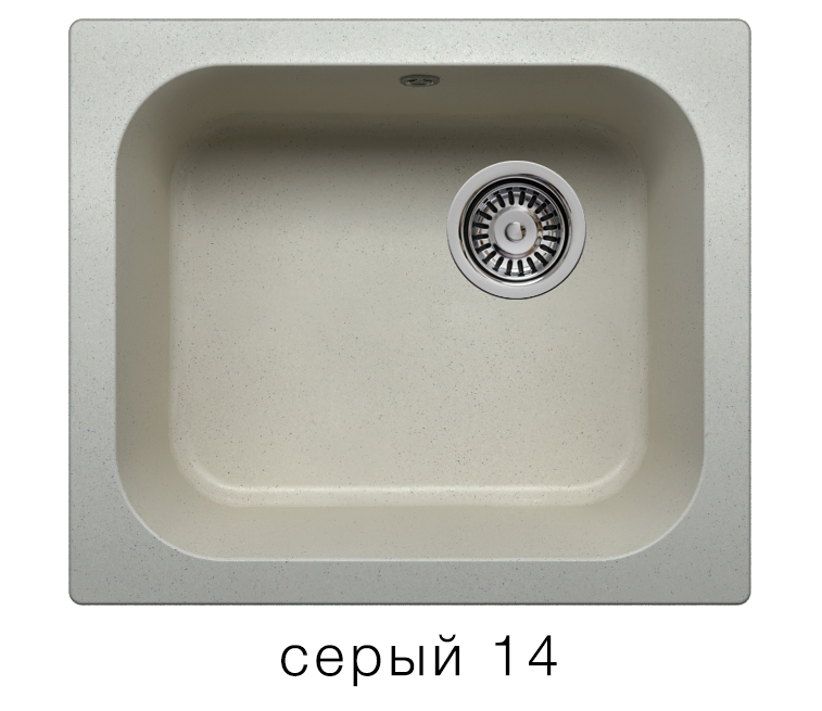 Мойка F-17 серая (14), 430*500*200мм