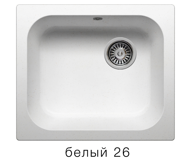 Мойка F-17 белая (26), 430*500*200мм