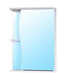 Зеркальный шкаф ВОЛНА 55 прав.