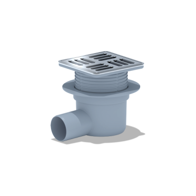 ПП Трап  50 с гориз. спуском рег. мет. реш.120х120 ТА5614М (10 шт)