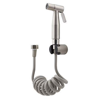 С09 Шланг + лейка для биде (нержавейка)  имп/имп ЭКСАН