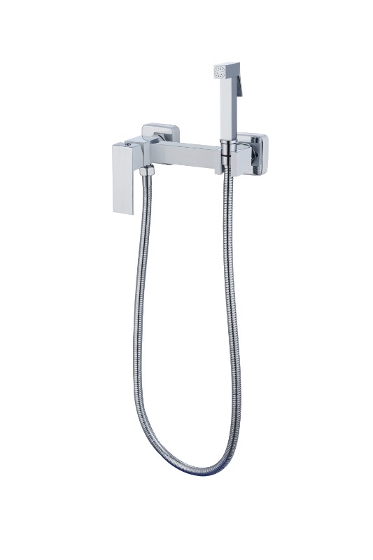 35 Гигиенический душ со смесителем А8035-2 (белый+хром)