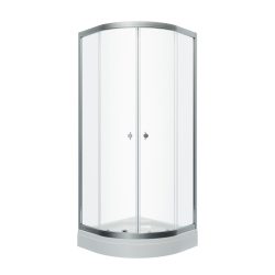 Душевое ограждение "Альфа-хром" угол, 90*90