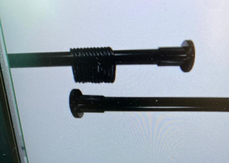 Карниз для ванной 115-205см(алюминий, телескоп)черный, MPU8768