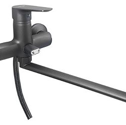 32 Смеситель для ванны с длин. изливом "Графит" С8232