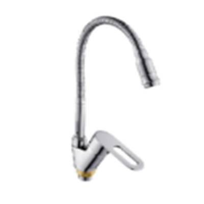 26 Смеситель для кухни с гайкой с гибким изливом С3526