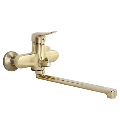 42 Смеситель для ванны с длин. изливом "БРОНЗА"  СВ8242