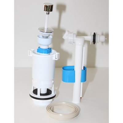 Арматура с бок.подв. 1/2 пласт. эконом шток металл WC4050M (20шт)