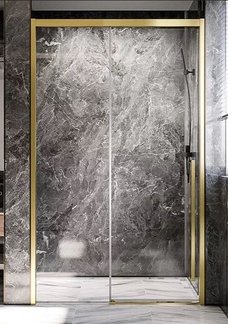 Душевая дверь Veconi PTD-30G арт. PTD30-G-120-01-C4  стекло прозр./8 мм