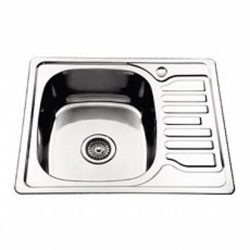 Мойка глянцевая врезная 580 Х 480 -0.8мм-L