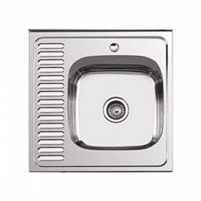 Мойка глянцевая накладная 600 Х 600 -0.8мм-R