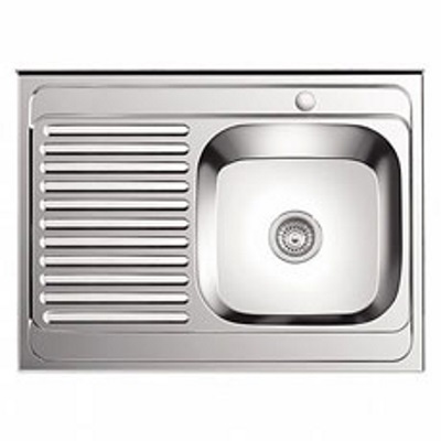 Мойка глянцевая накладная 800 Х 600 -0.8мм-R