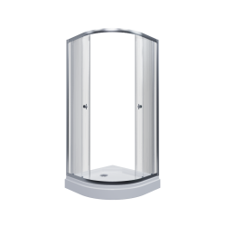 Душевое ограждение "Альфа-Хром" 1000*1000*2020 угловое