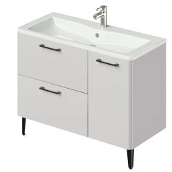 Тумба с раковиной напольная Итана Nais 100 2.0 1002х450х880 (Р-812UP Керамик)