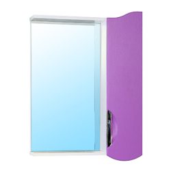 Зеркальный шкаф Оскар 60 (Фиолетовый) Правый VERSAL