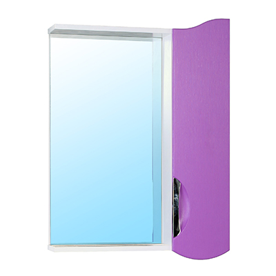 Зеркальный шкаф Оскар 60 (Фиолетовый) Правый VERSAL