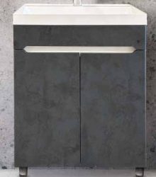 4 Тумба  "Уран СОМО 50" 2 створки Графит