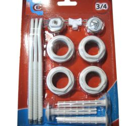 Комплект для радиатора с 3-мя кронштейнами 3/4